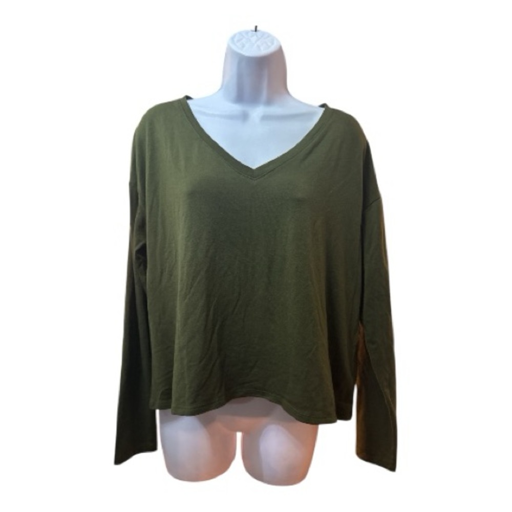 LOFT Sleep Top • Dark Green • Buttery Soft • Size Small